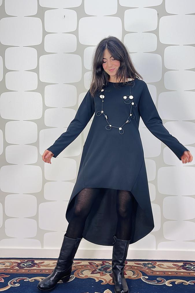 abito onda nero fabbrica di giuggiole