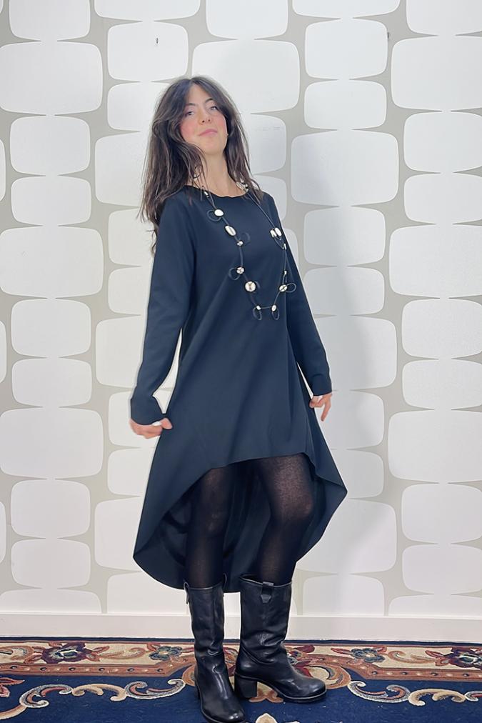 abito onda nero fabbrica di giuggiole