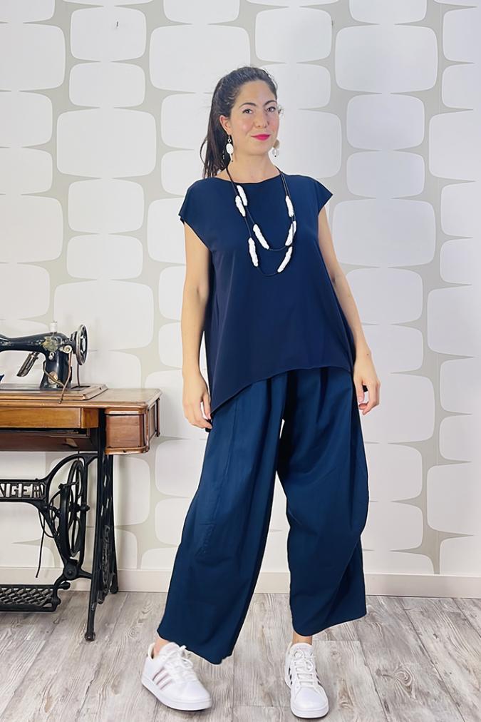 Maglia Avaler sartoriale blu
