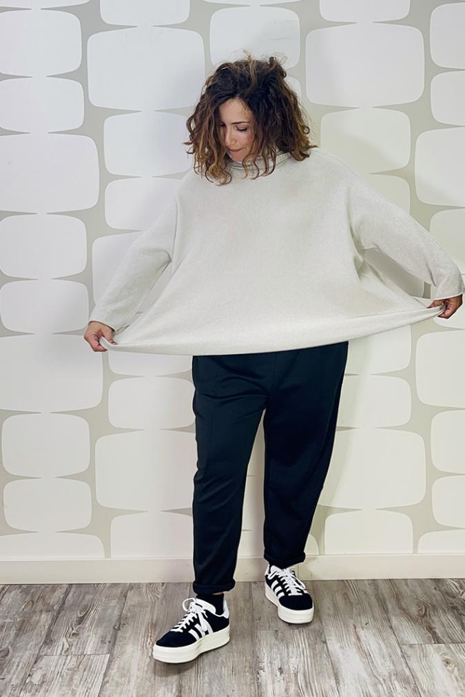 outfit con Maglia Graham panna, Pantalone Brysha