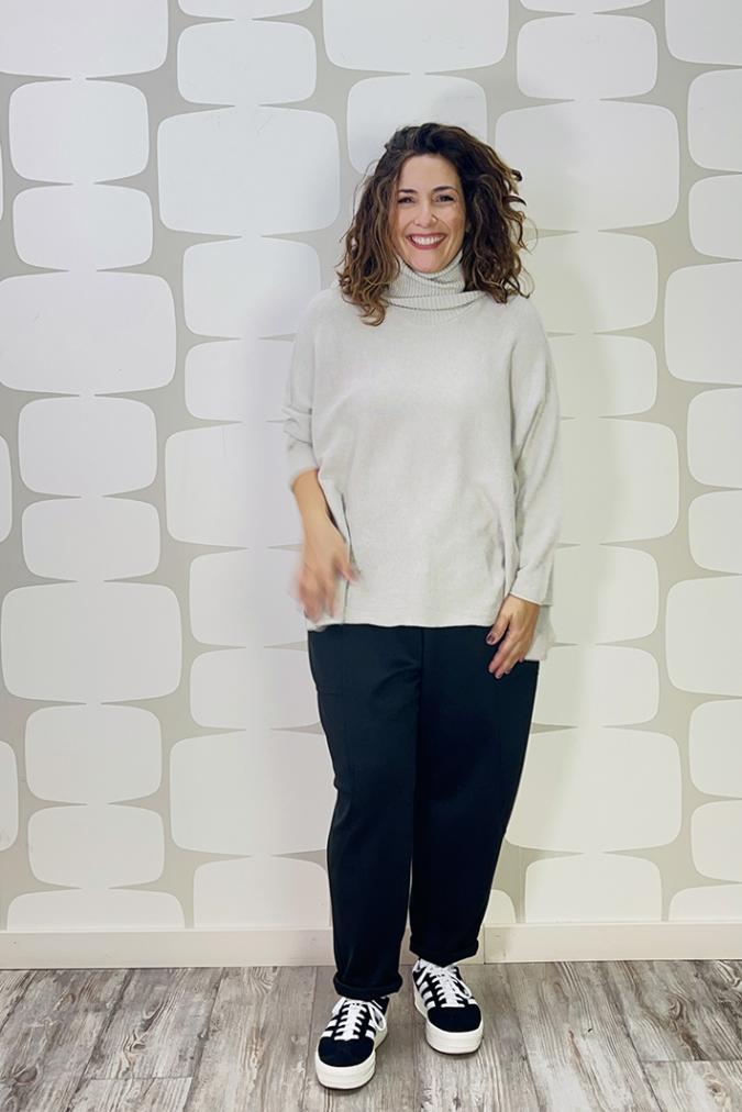 outfit con Maglia Graham panna, Pantalone Brysha