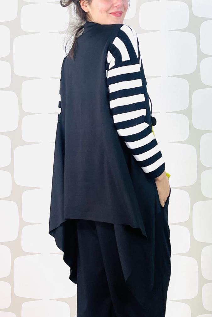 Gilet Jeremie sartoriale nero