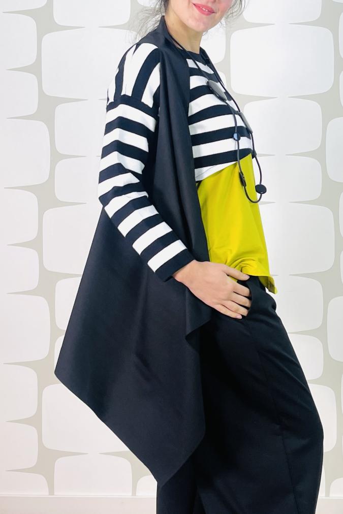 Gilet Jeremie sartoriale nero