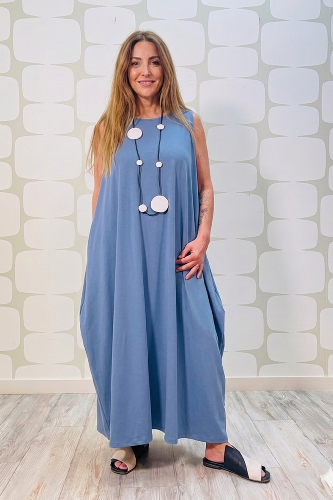 outfit con Abito Octopus sartoriale denim