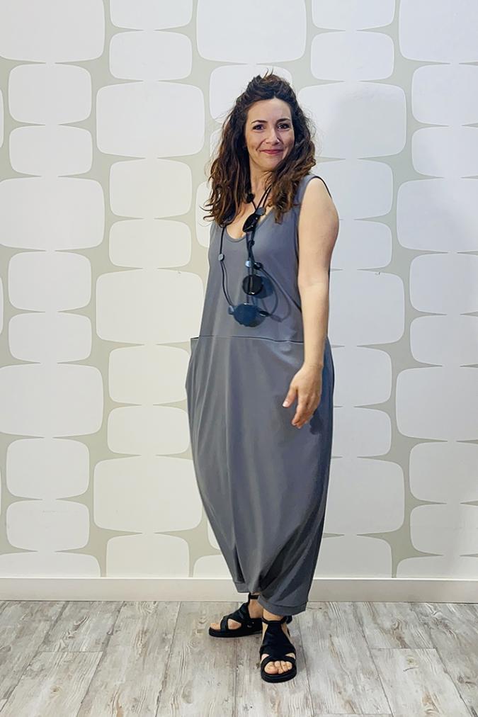 outfit con Tuta Warren grigia
