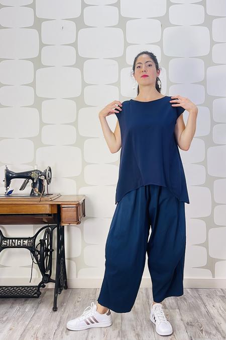 Maglia Avaler sartoriale blu