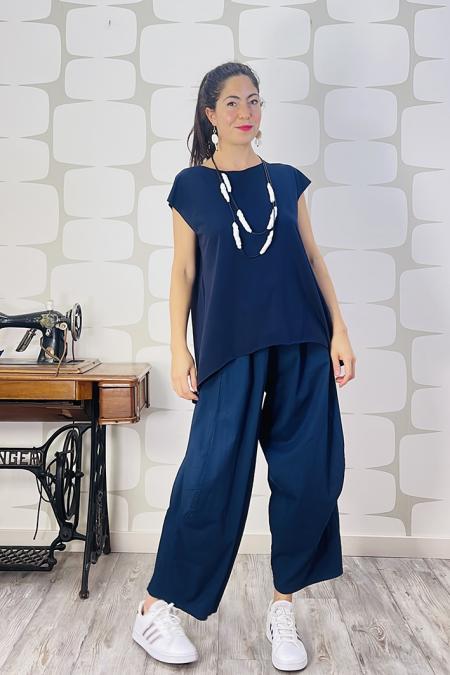 Maglia Avaler sartoriale blu