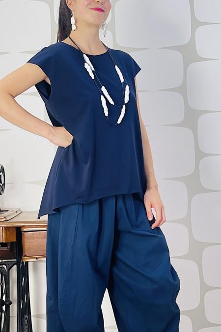 Maglia Avaler sartoriale blu