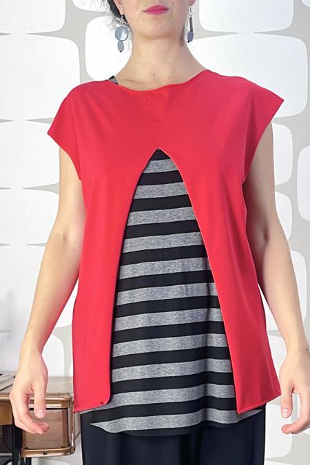 maglia avaler sartoriale rossa