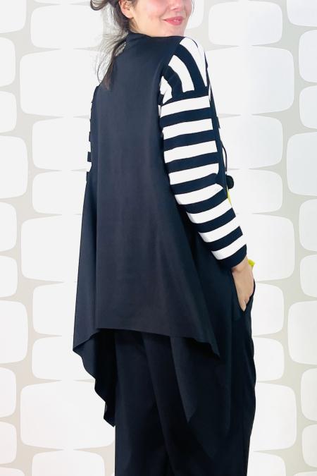 Gilet Jeremie sartoriale nero