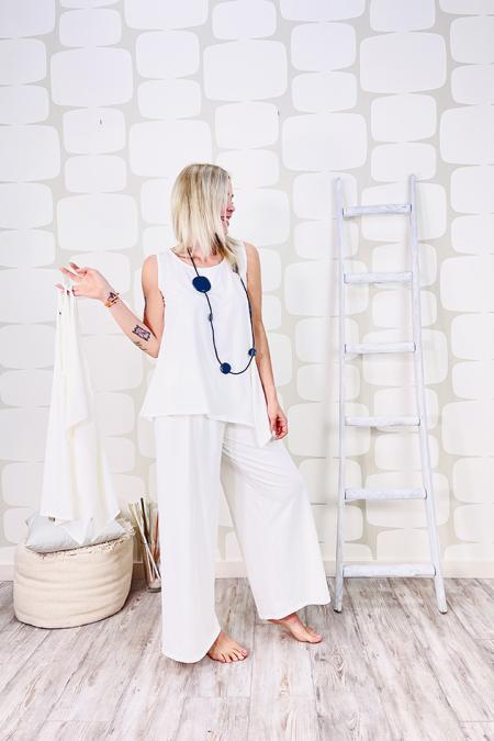 outfit completo summer sartoriale bianco