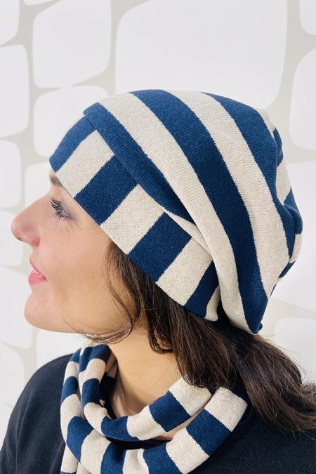 Cappello linea a basco a righe 