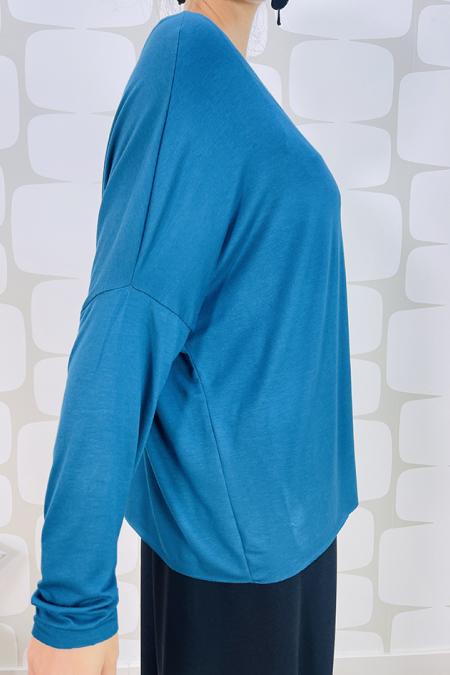 Maglia morbida e fluida dal taglio a scatoletta 